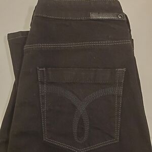 Calvin Klein Shape Boot Cut Jeans- Black